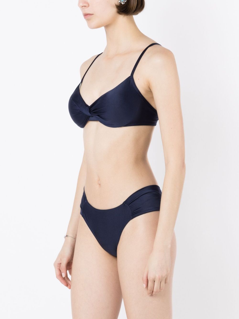 Shop Lygia & Nanny Vitoria Bikini Bottoms In Blue