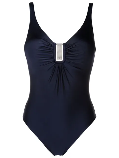 Lygia & Nanny Mirassol gathered-detail swimsuit
