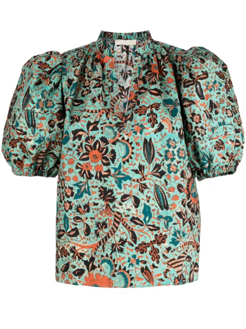 Ulla Johnson Imari puff-sleeved blouse