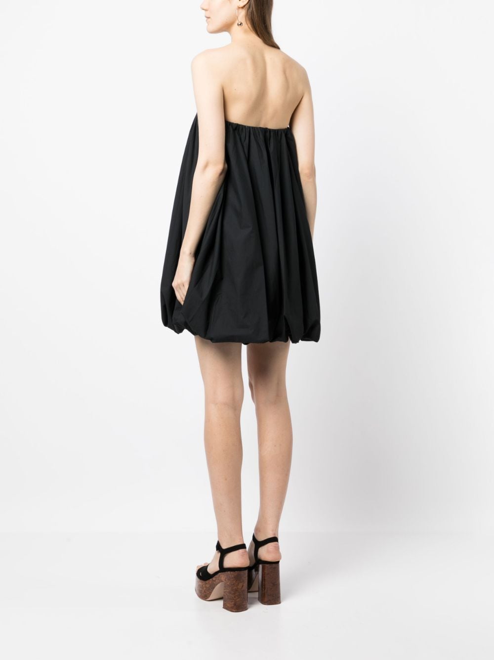 Shop Ulla Johnson Polline Strapless Dress In Schwarz