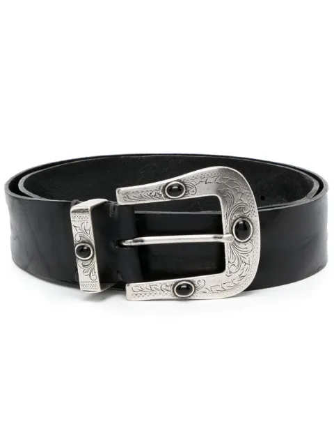 P.A.R.O.S.H. engraved leather belt