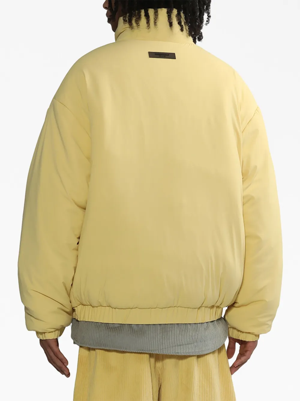 LOGO-PATCH PUFFER JACKET