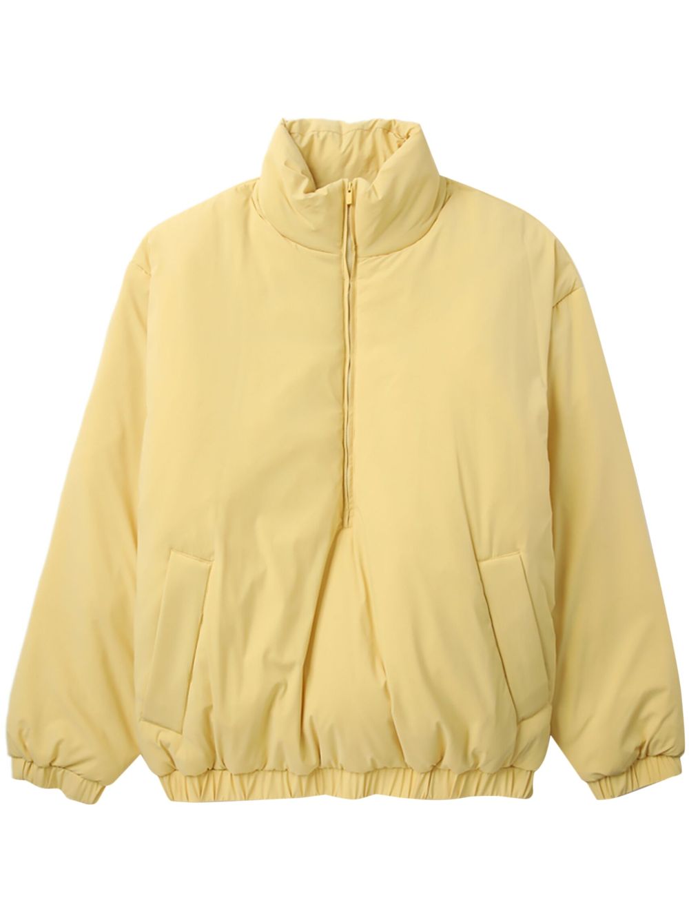 Pastel yellow puffer on sale jacket