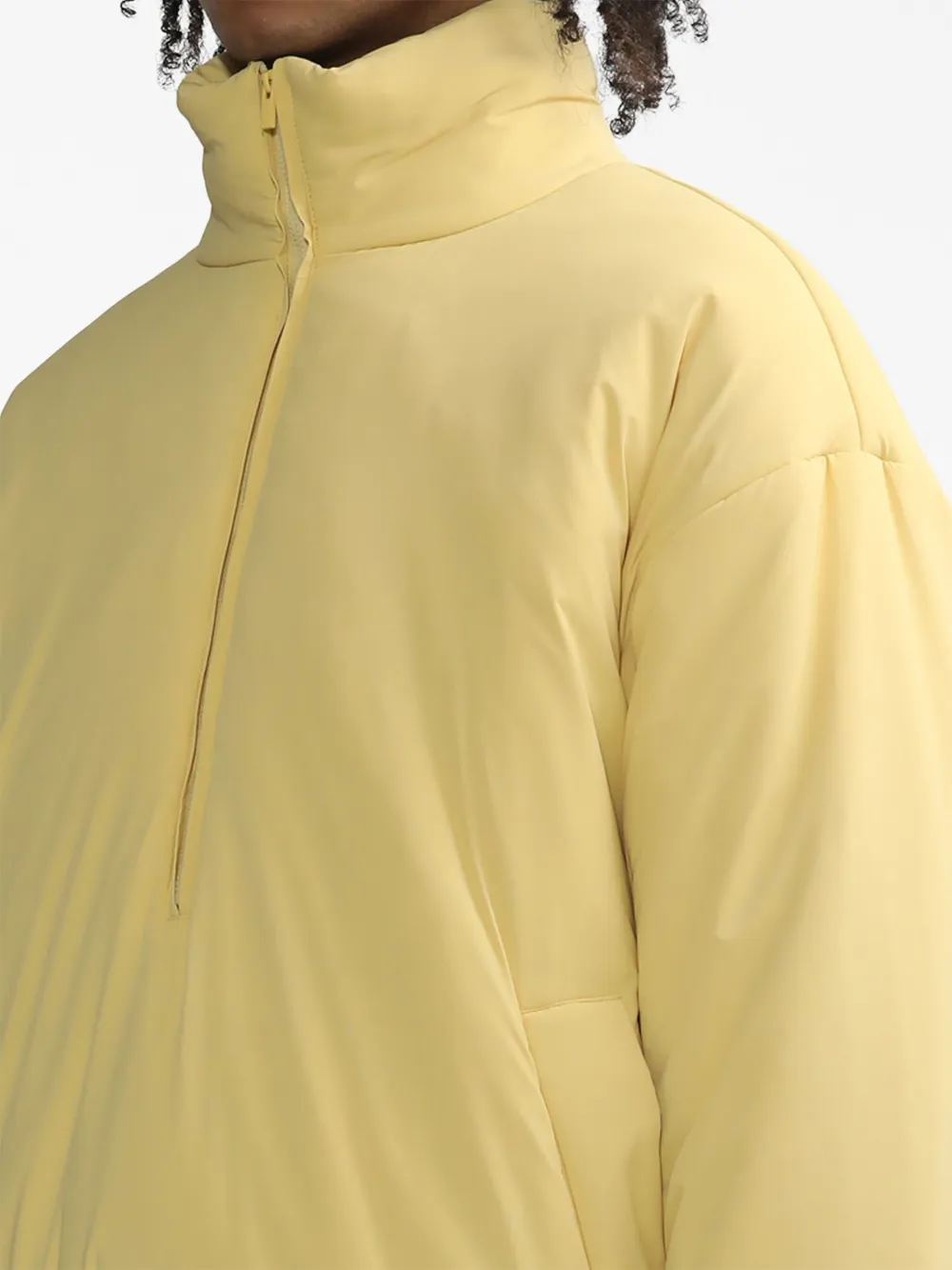 LOGO-PATCH PUFFER JACKET