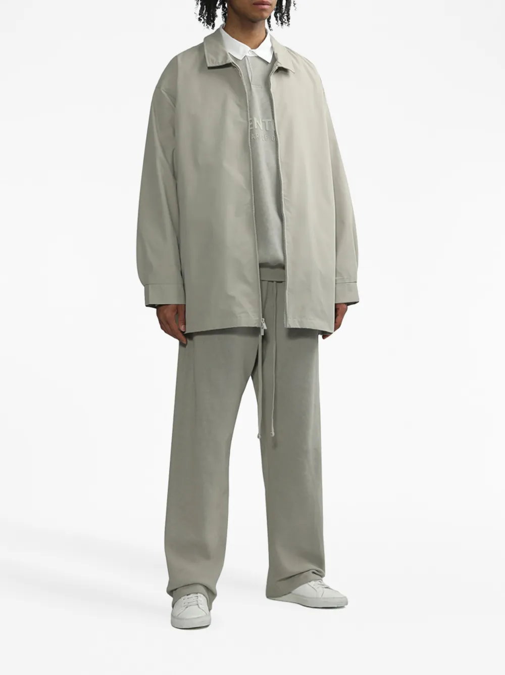 FEAR OF GOD ESSENTIALS logo-patch jacket | Shirt Jackets | Image 2