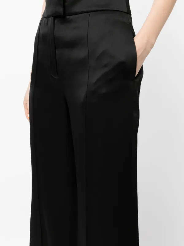 パンツ Sa Su Phi High-Waisted Wide-Leg Trousers With Front Pleat Sa Su Phi High-Waisted Wide-Leg Trousers With Front Pleat