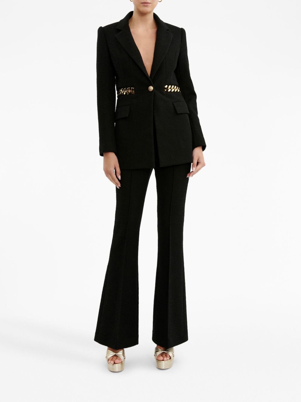 Rebecca Vallance Carine Tweed single-breasted Blazer - Farfetch