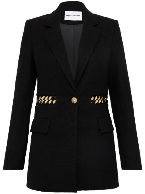Rebecca Vallance Carine tweed single-breasted blazer