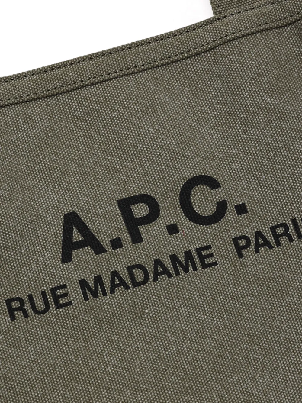 Affordable A.P.C. logo-print tote bag Men