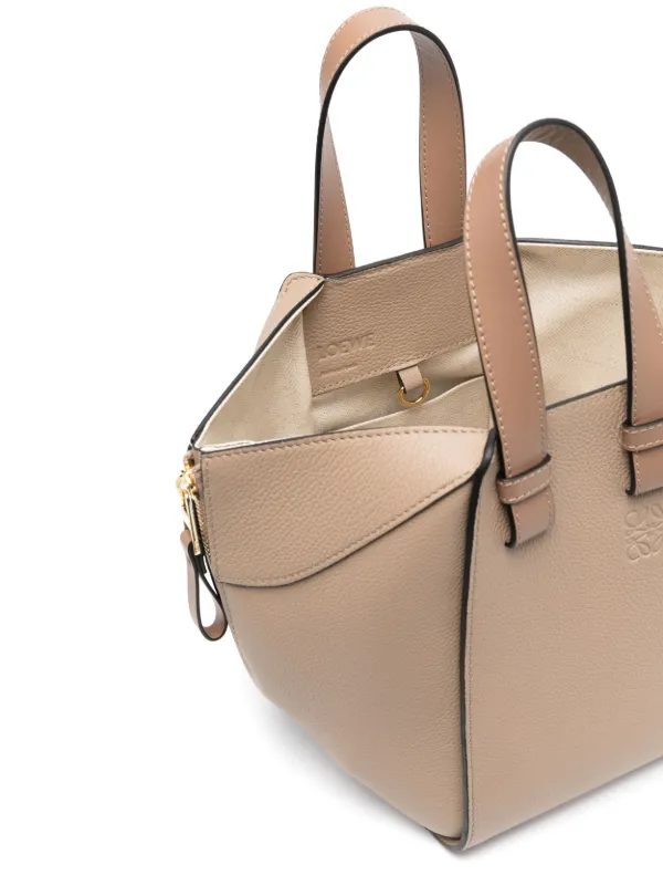 LOEWE Hammock Grained Shoulder Bag | Neutrals | FARFETCH
