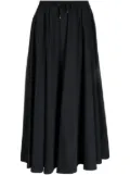 Herno drawstring-waist maxi skirt - Black