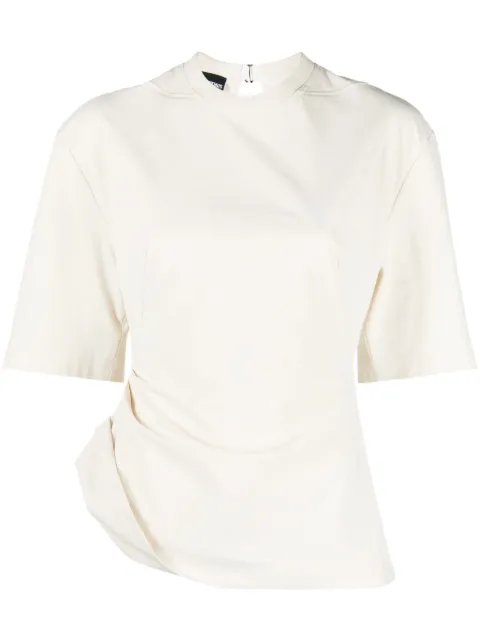 Jacquemus - clasp-fasten short-sleeve T-shirt