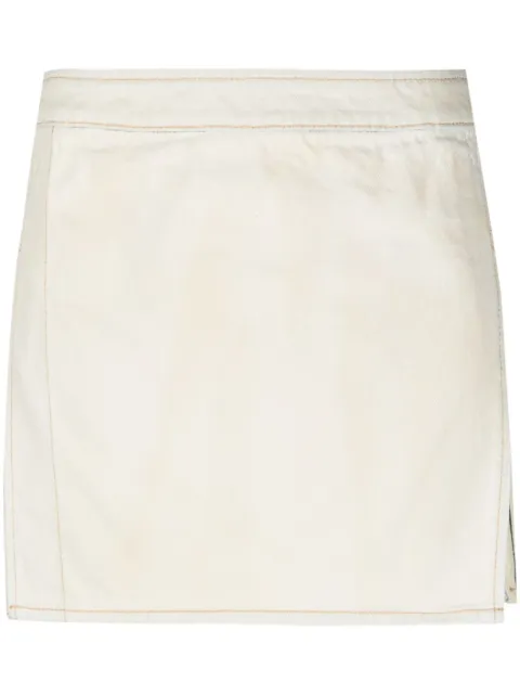 Palm Angels Bull denim miniskirt