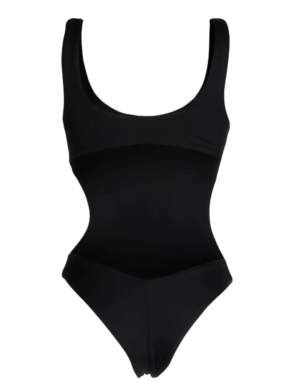 Elisabetta Franchi Badpak met logoprint - Zwart