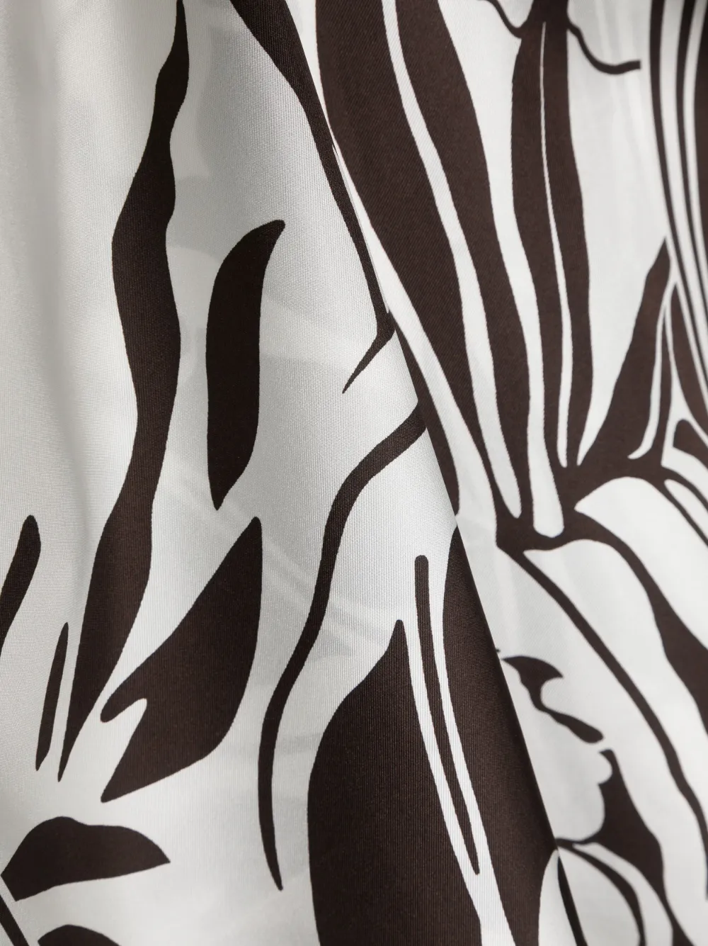 Nº21 Sjaal met bloemenprint - Wit