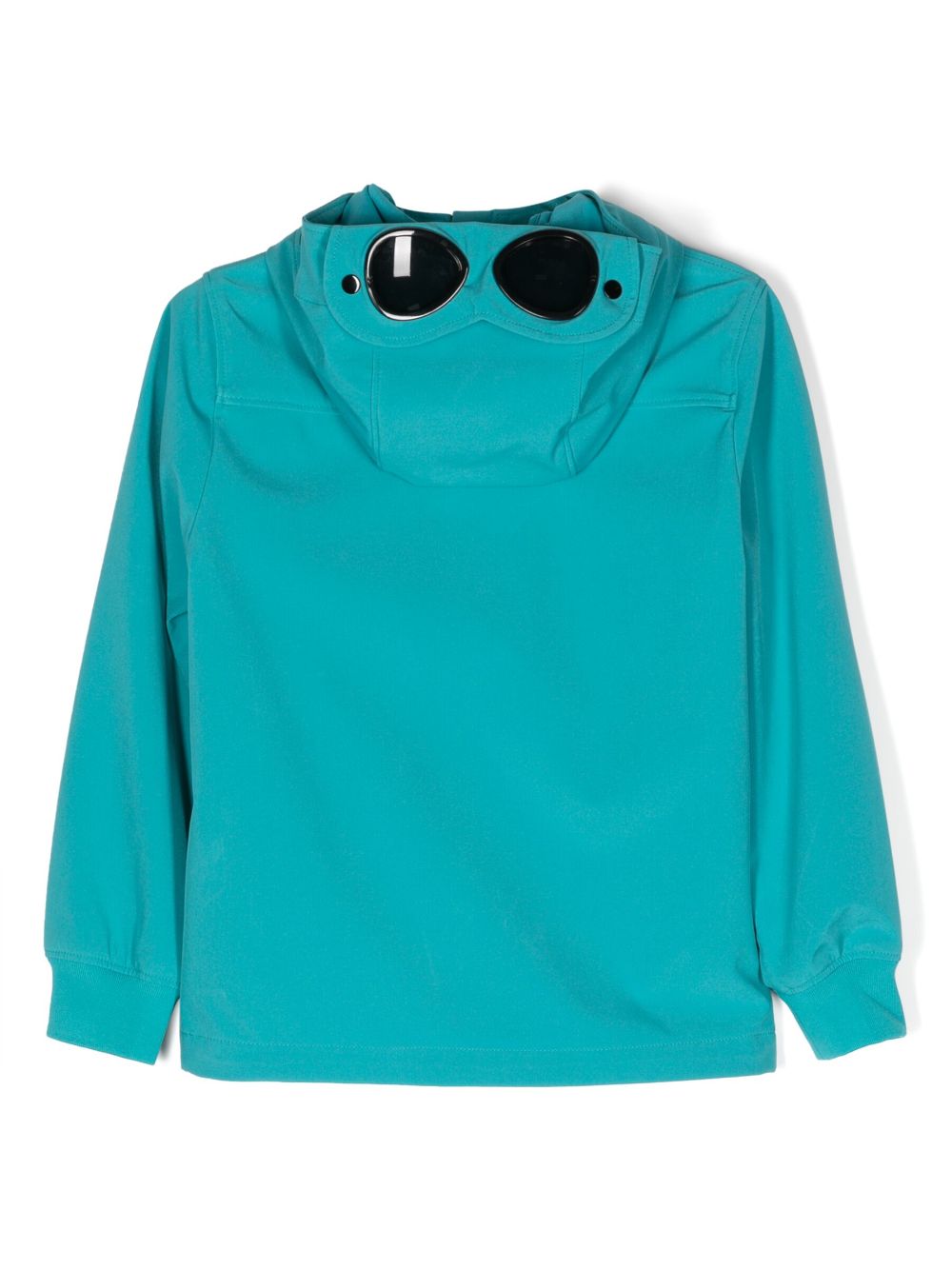 C.P. Company Kids Hoodie met skibril detail - Blauw