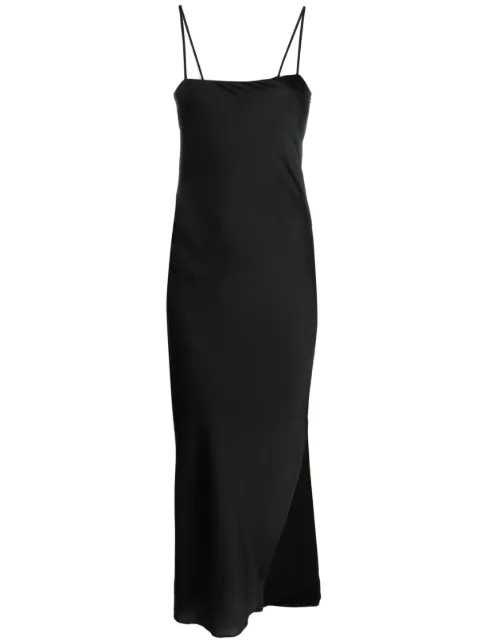 IRO - side-slit satin-finish dress