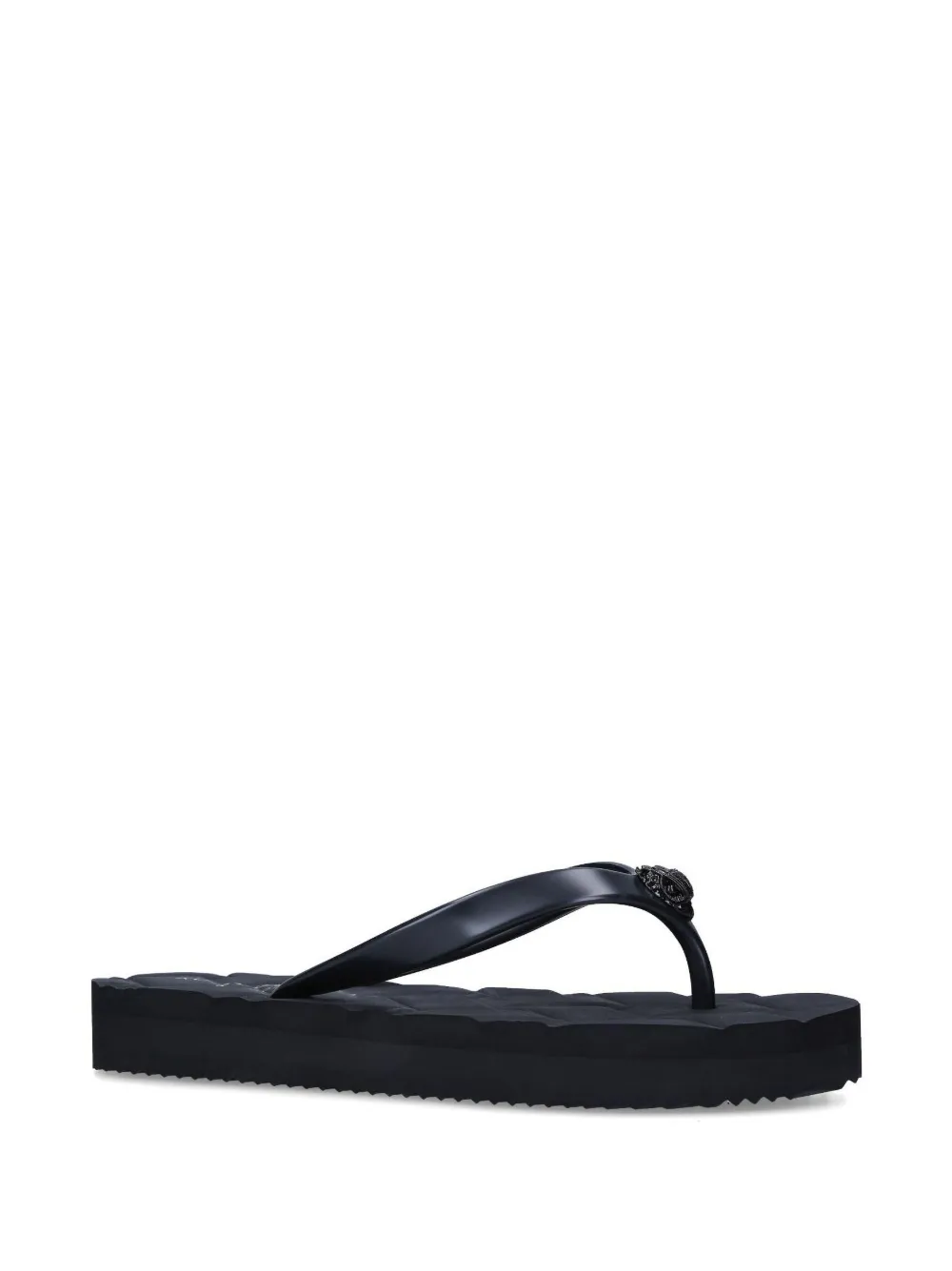 Kurt Geiger London Kensington gevoerde teenslippers - Zwart