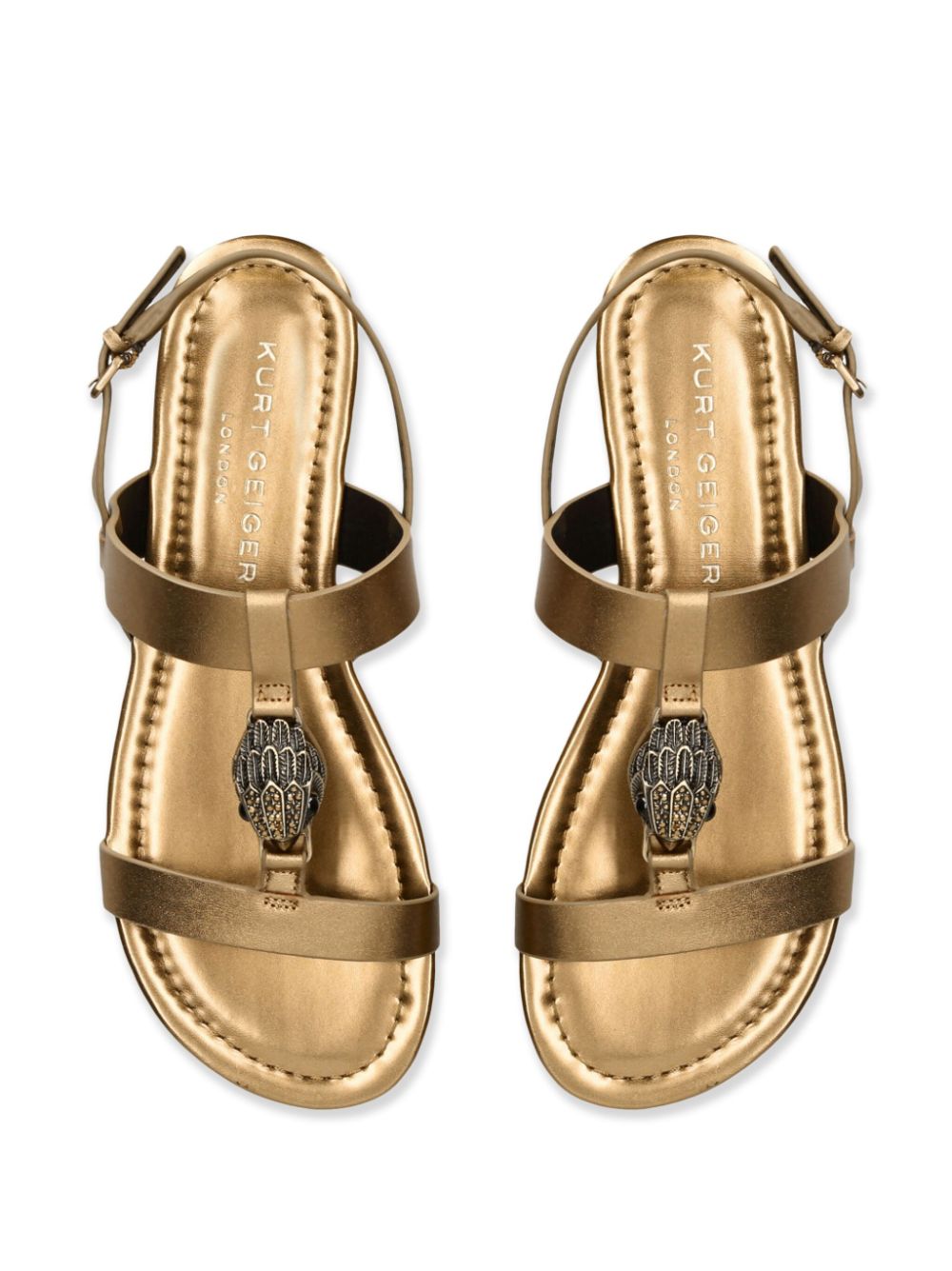 Aquazzura metallic leather sandals Women