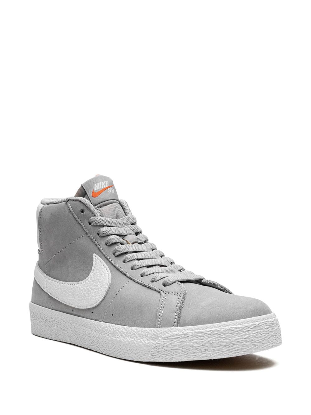 Shop Nike Sb Blazer Mid "wolf Grey" Sneakers