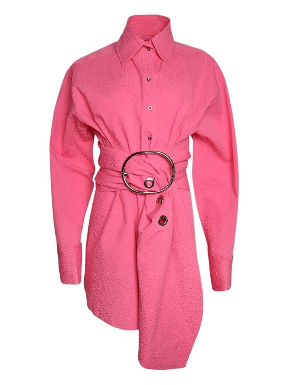 Marques'Almeida cotton shirt midi dress | Pink | Image 1