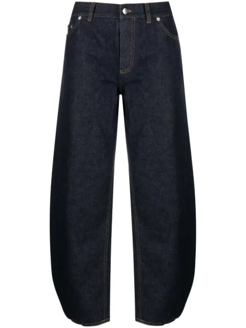 Tibi Brancusi low-rise tapered-leg jeans