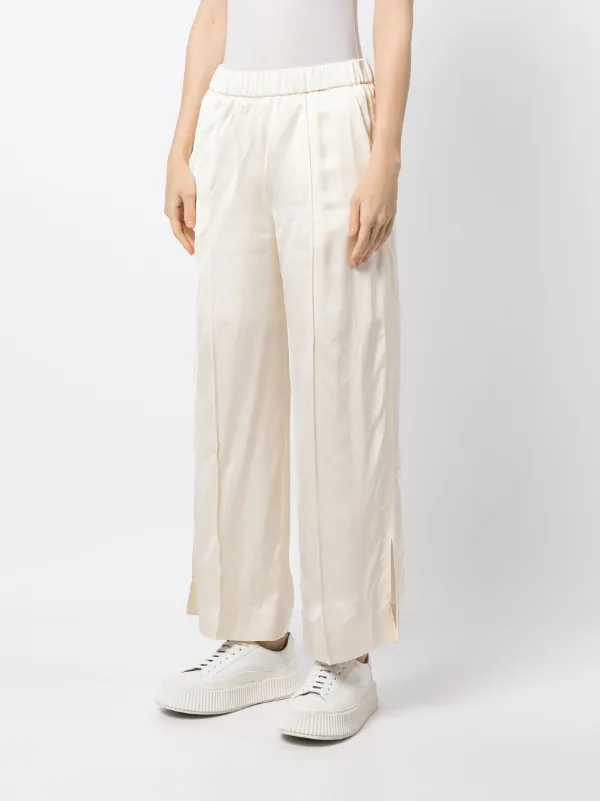 【関税込み】Jil Sander ホワイト ワイドパンツ Jil Sander ワイドパンツ | ホワイト | FARFETCH JP