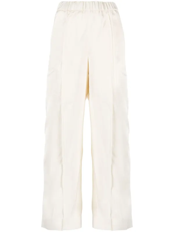 Jil Sander ワイドジーンズ | ホワイト | FARFETCH JP