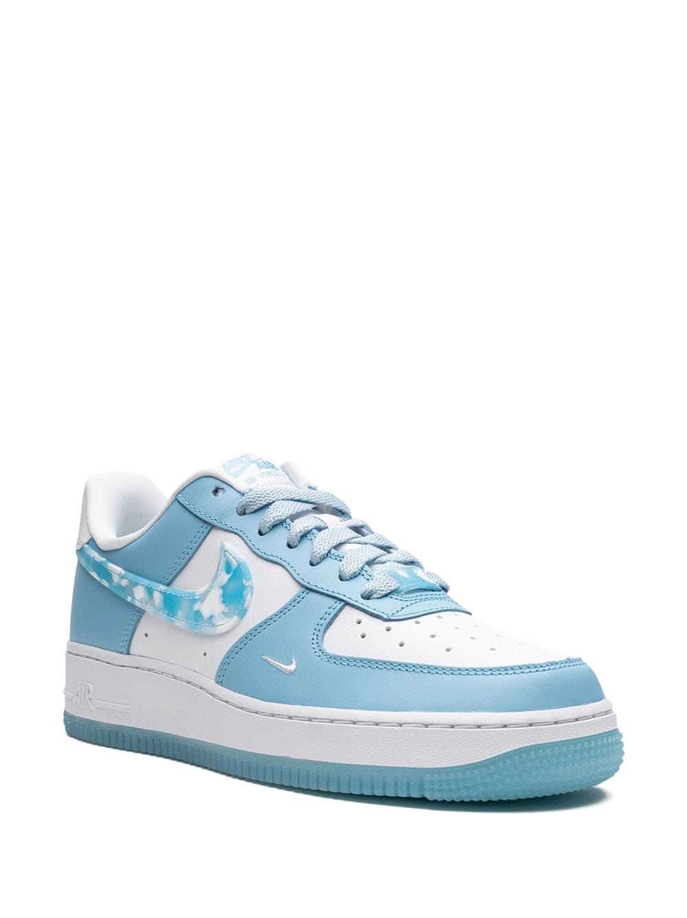 Shop Nike Air Force 1 '07 Lx "nail Art White Blue" Sneakers
