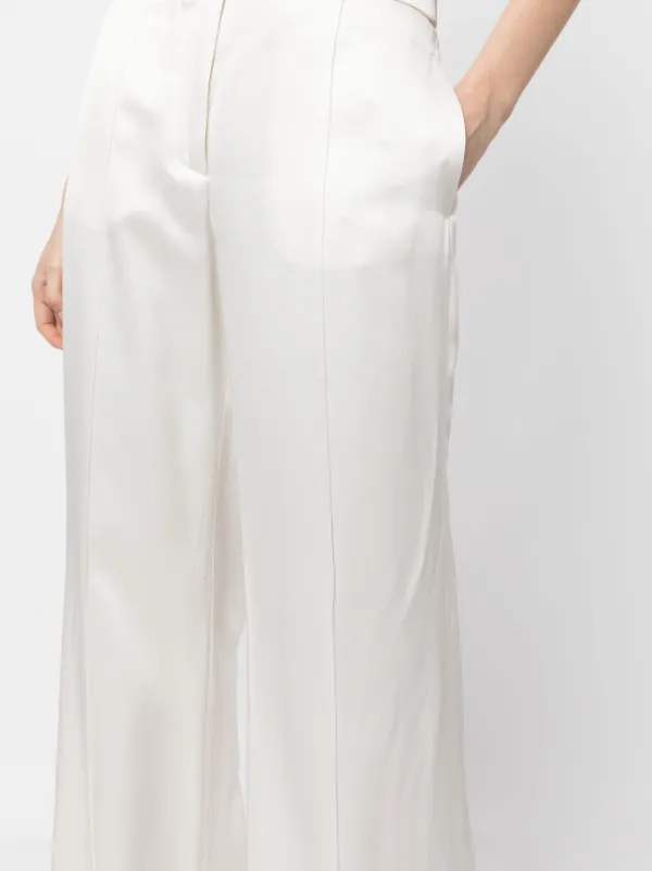 パンツ Sa Su Phi High-Waisted Wide-Leg Trousers With Front Pleats SA SU PHI high-waisted wide-leg Trousers | Black | FARFETCH
