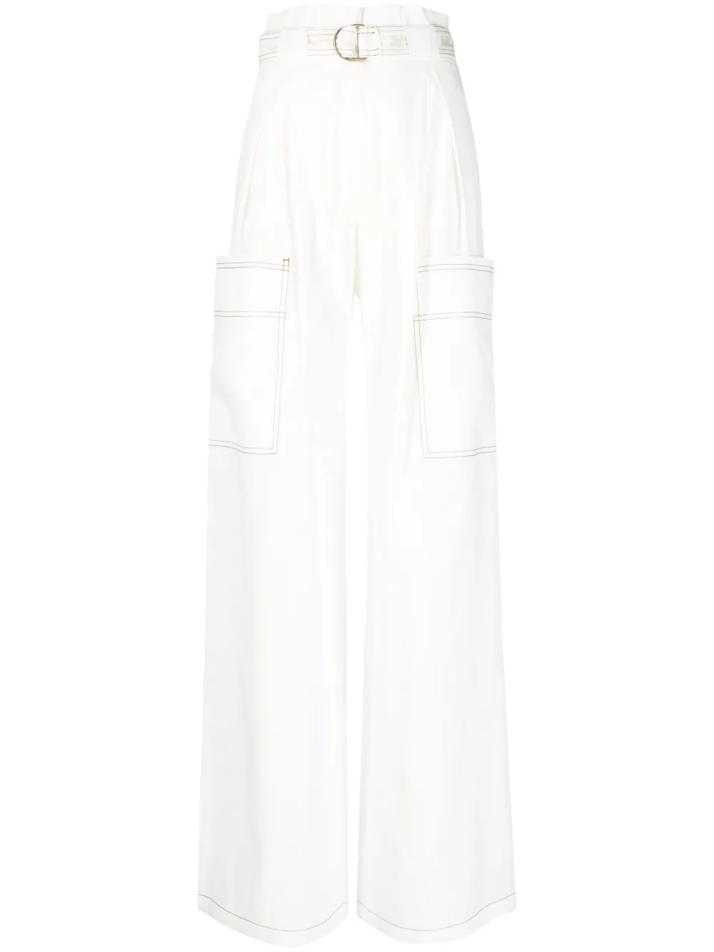 Max Mara Cargo broek Wit