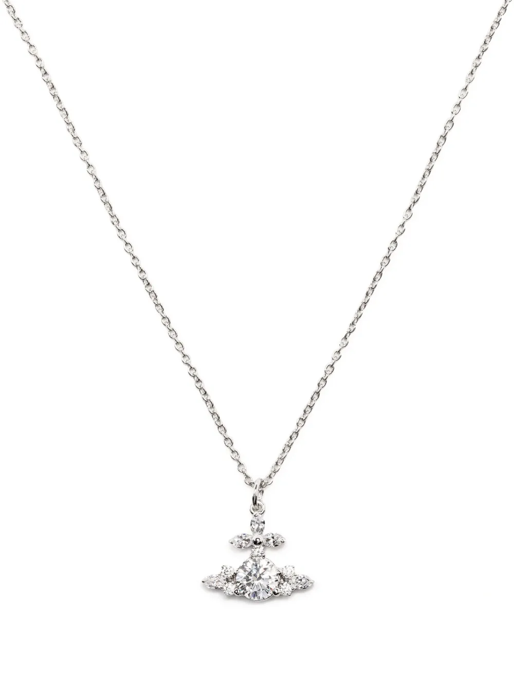 Vivienne Westwood Colette Pendant Necklace In Silver