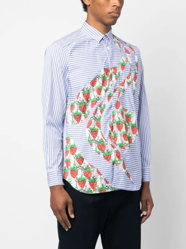 Comme Des Garçons Shirt グラフィック シャツ | ブルー | FARFETCH JP