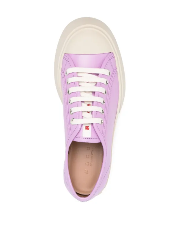 Marni Pablo レザースニーカー | パープル | FARFETCH JP