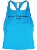 Stella McCartney logo-print tank top - Blue