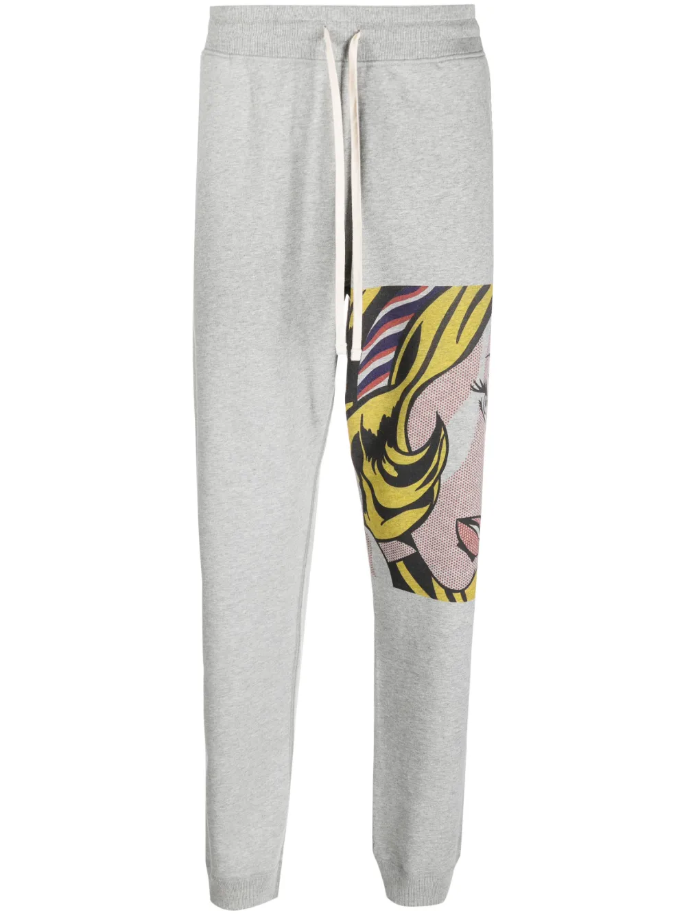 Junya Watanabe MAN graphic-print track pants - Grey