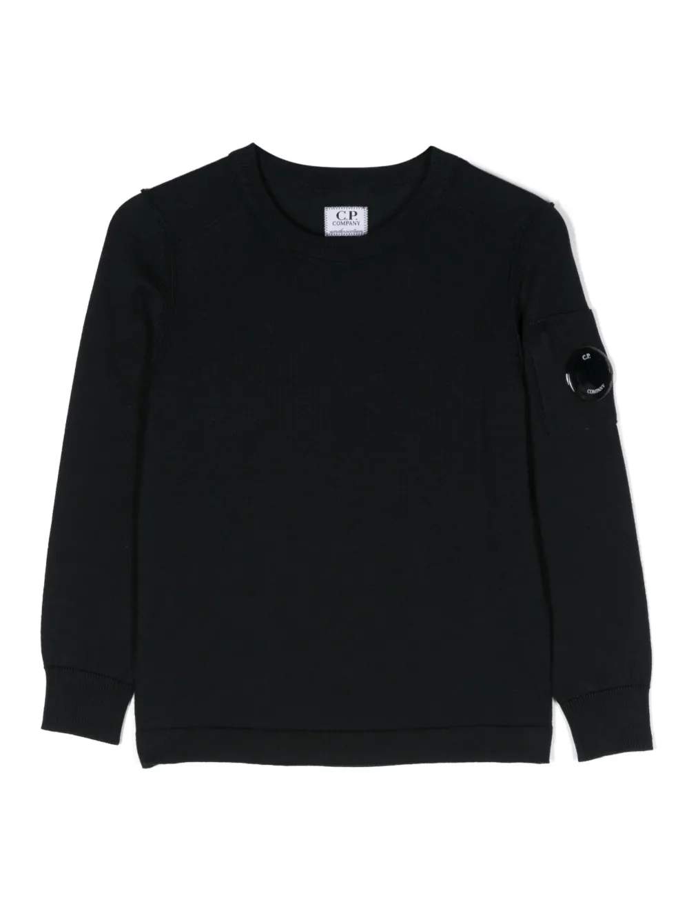 C.p. Company Micro-lens Sweatshirt In Schwarz