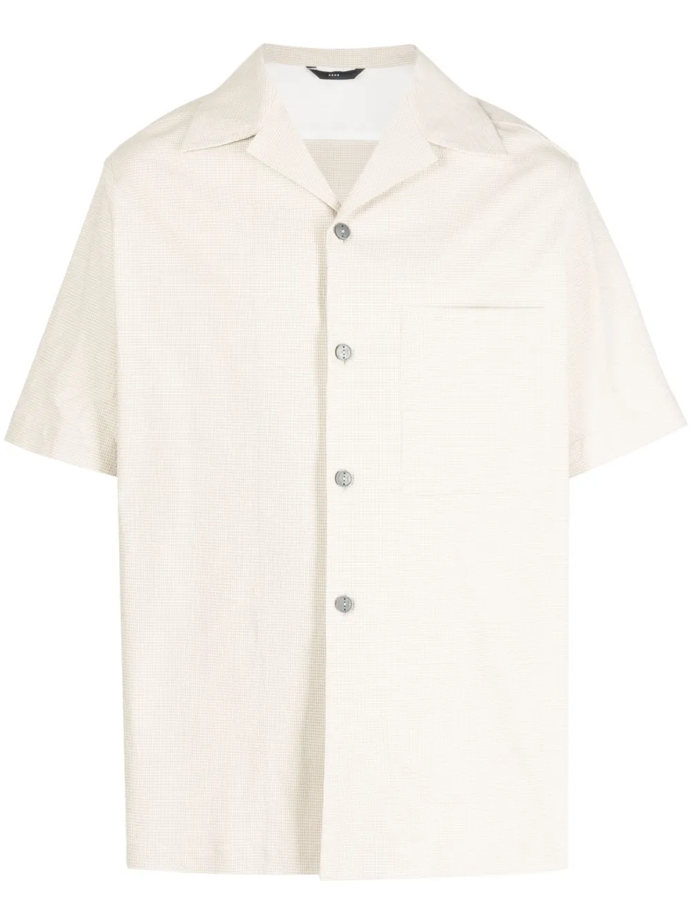 Hevo gingham check-pattern shirt - Brown