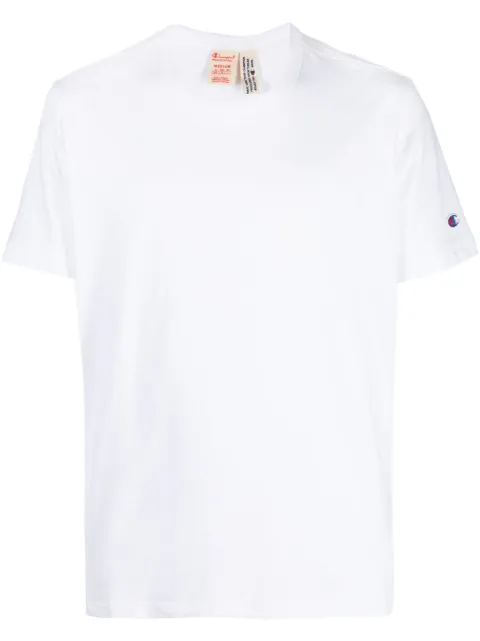 Champion logo-patch short-sleeve cotton T-shirt