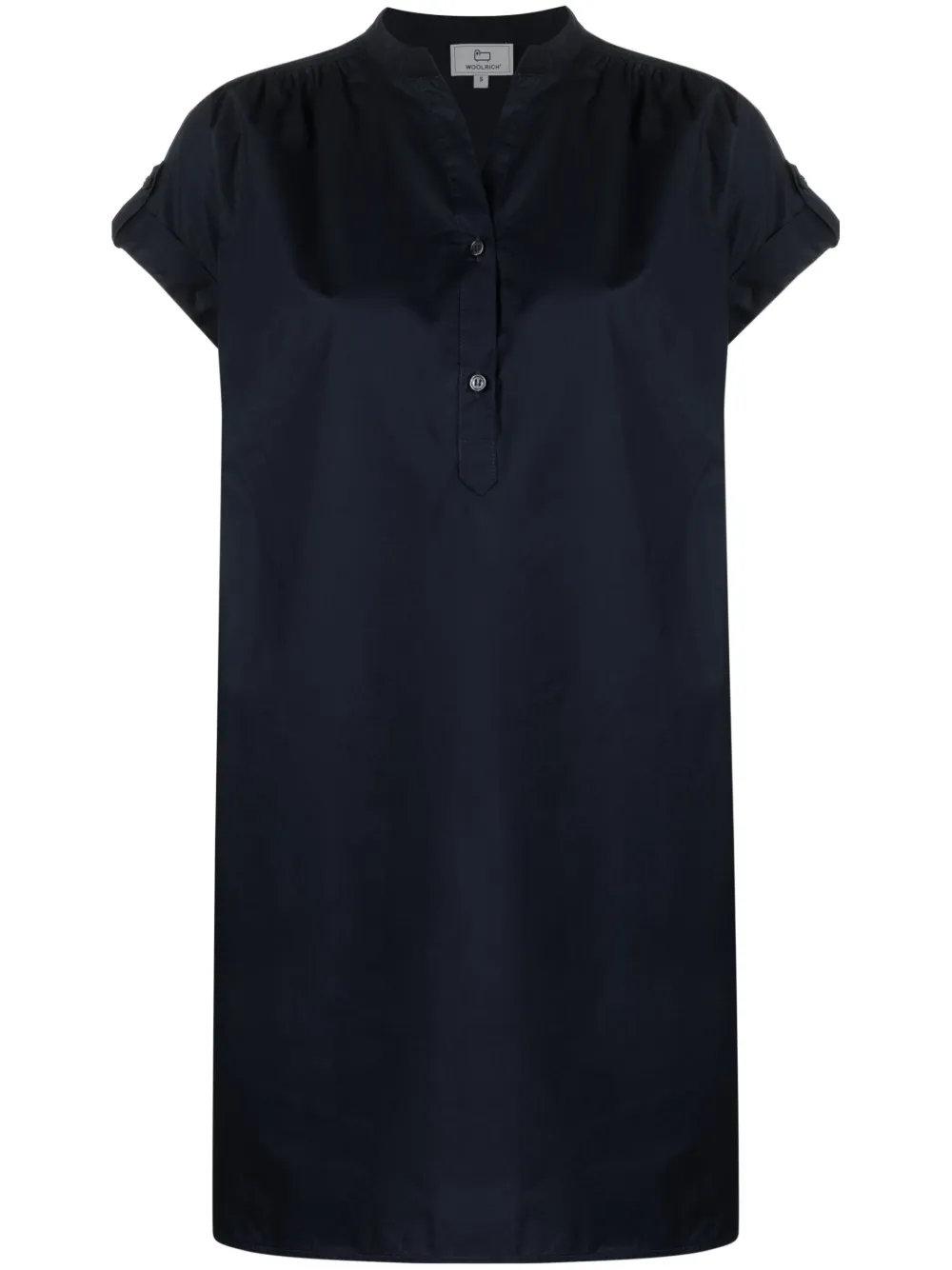 Woolrich short-sleeve shift dress - Blue