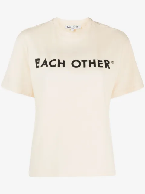 Each X Other logo-print cotton T-shirt