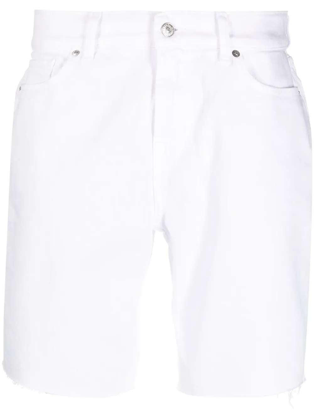 7 For All Mankind Banter five-pocket denim shorts - White