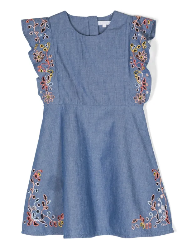 Kids 2024 denim frock