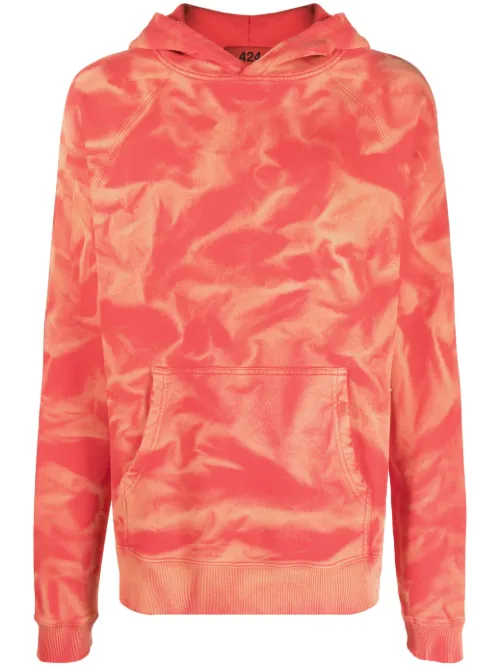 Hoodie en coton à imprimé tie-dye - 424 - Modalova