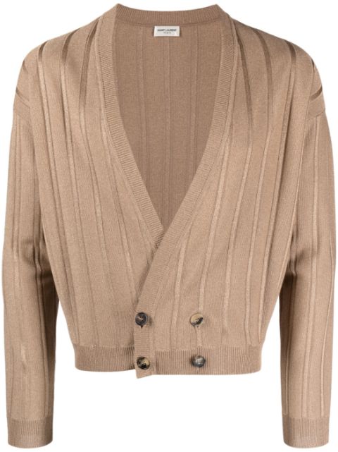 Saint Laurent cardigan à col v profond