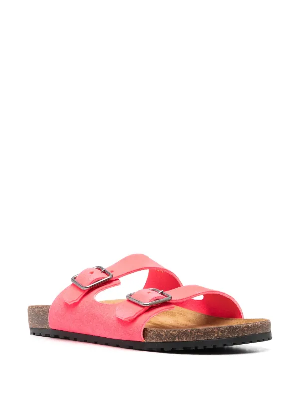 Saint Laurent Jimmy double-strap Sandals | Pink | FARFETCH