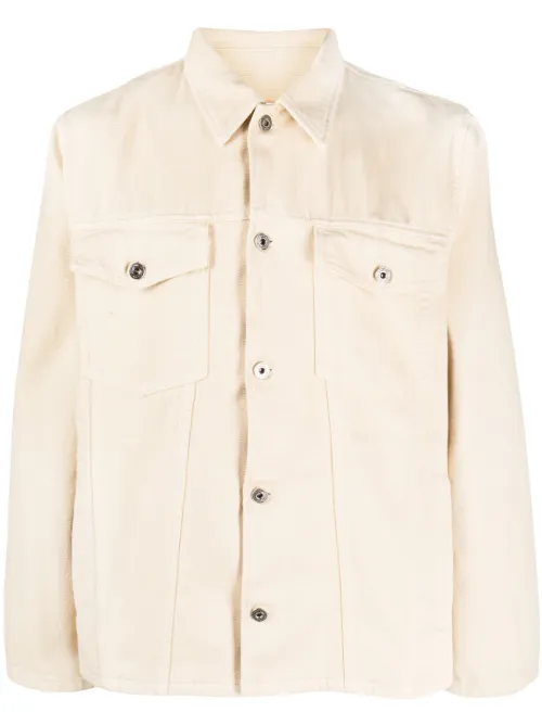 Chemise en jean à broderies - Off-White - Modalova