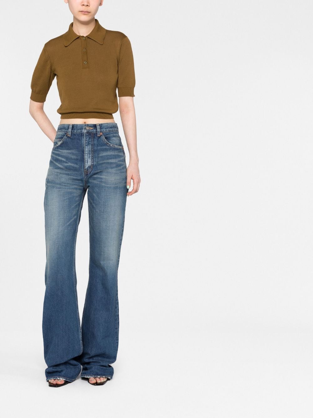 Saint Laurent Flared jeans - Blauw