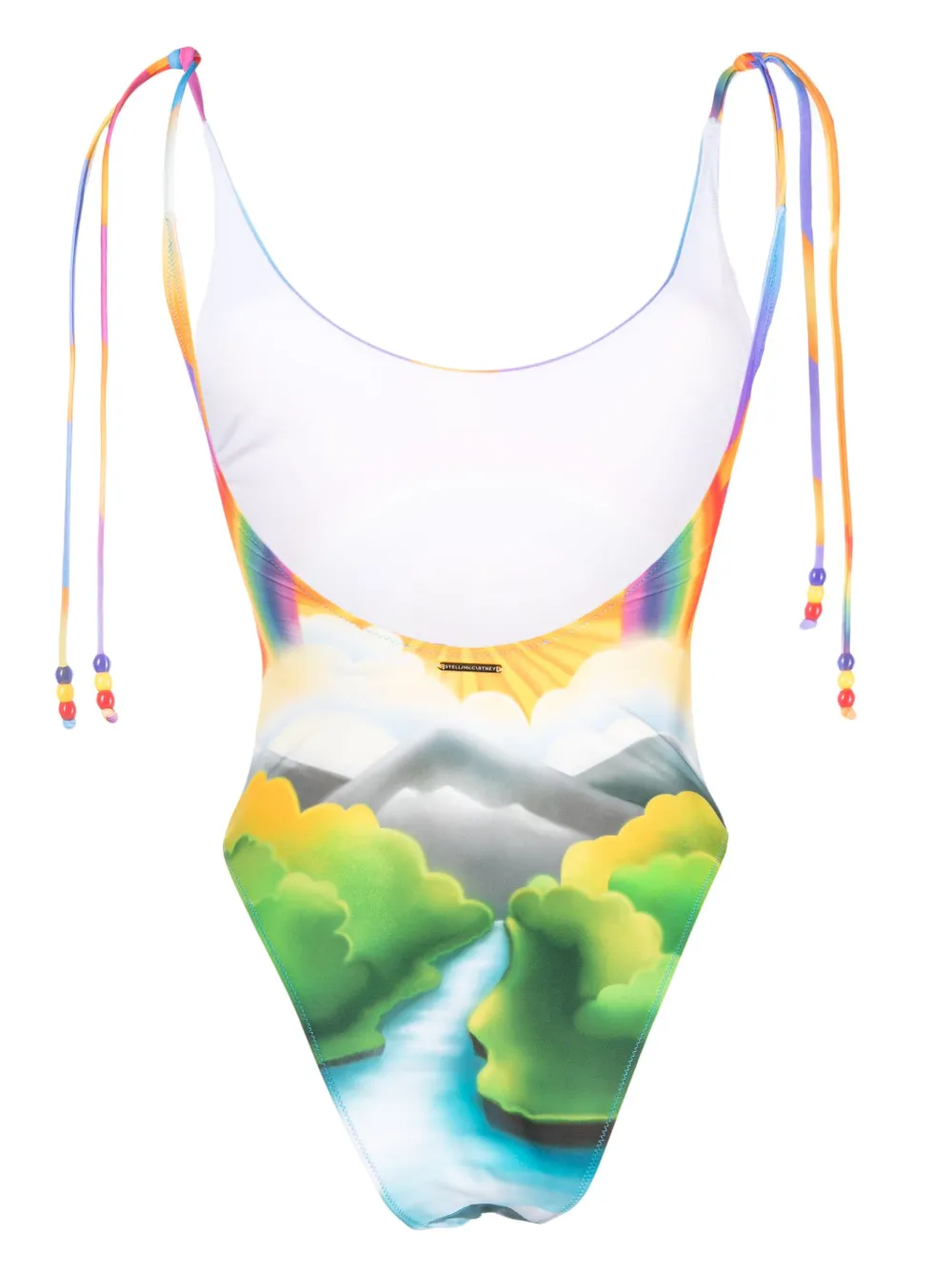Stella McCartney Badpak met print - Blauw