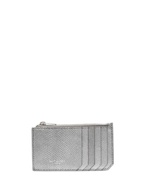 Saint Laurent metallic leather cardholder